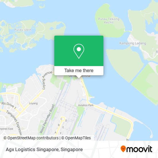 Agx Logistics Singapore map