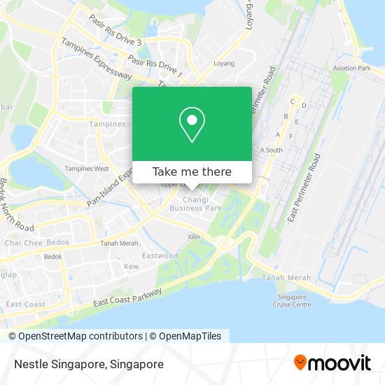 Nestle Singapore map
