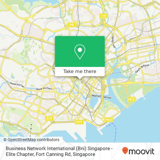 Business Network International (Bni) Singapore - Elite Chapter, Fort Canning Rd地图