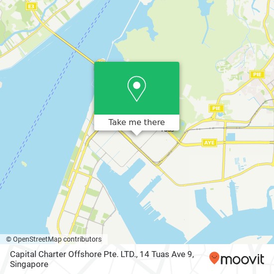 Capital Charter Offshore Pte. LTD., 14 Tuas Ave 9 map