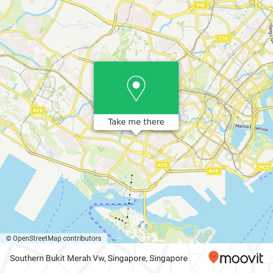 Southern Bukit Merah Vw, Singapore地图