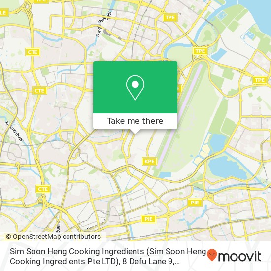 Sim Soon Heng Cooking Ingredients (Sim Soon Heng Cooking Ingredients Pte LTD), 8 Defu Lane 9地图