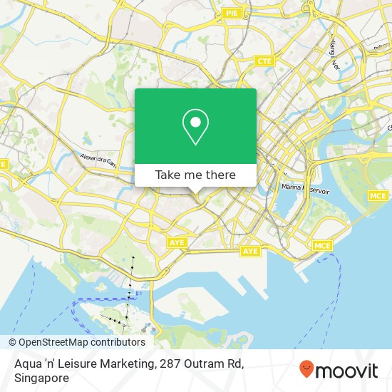 Aqua 'n' Leisure Marketing, 287 Outram Rd地图