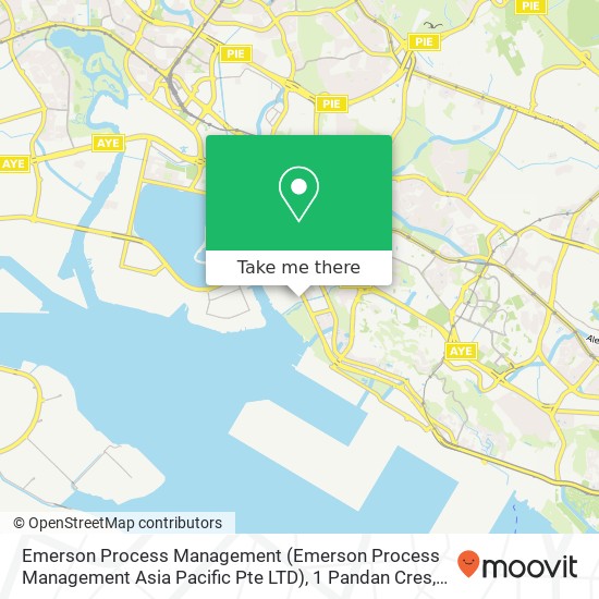 Emerson Process Management (Emerson Process Management Asia Pacific Pte LTD), 1 Pandan Cres map