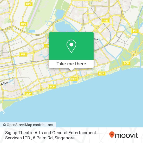 Siglap Theatre Arts and General Entertainment Services LTD., 6 Palm Rd地图