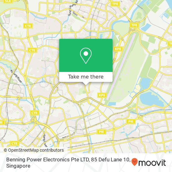 Benning Power Electronics Pte LTD, 85 Defu Lane 10地图