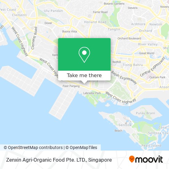 Zenxin Agri-Organic Food Pte. LTD. map