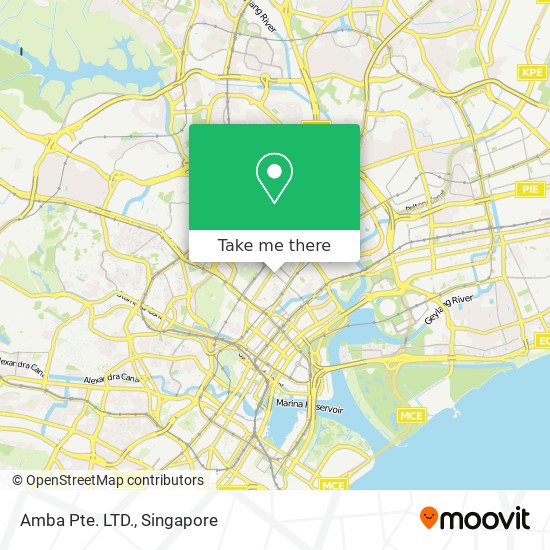 Amba Pte. LTD. map