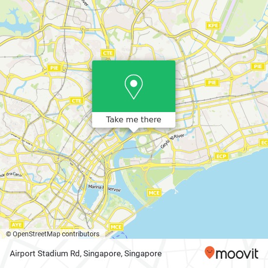 Airport Stadium Rd, Singapore map