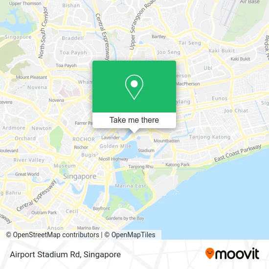 Airport Stadium Rd地图