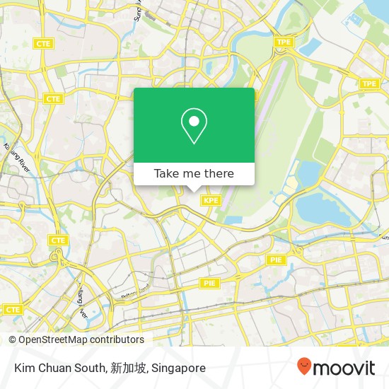 Kim Chuan South, 新加坡地图