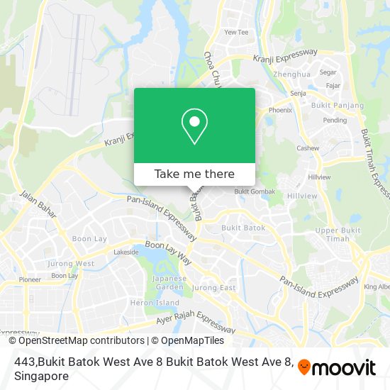 443,Bukit Batok West Ave 8 Bukit Batok West Ave 8 map