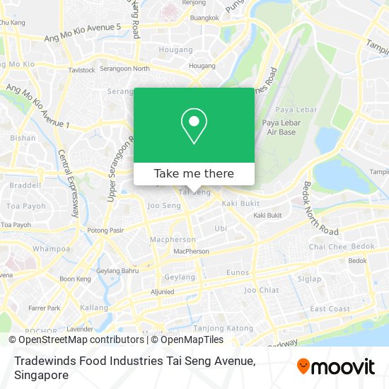 Tradewinds Food Industries Tai Seng Avenue map