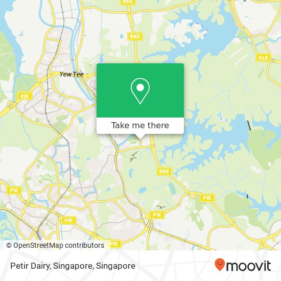 Petir Dairy, Singapore地图