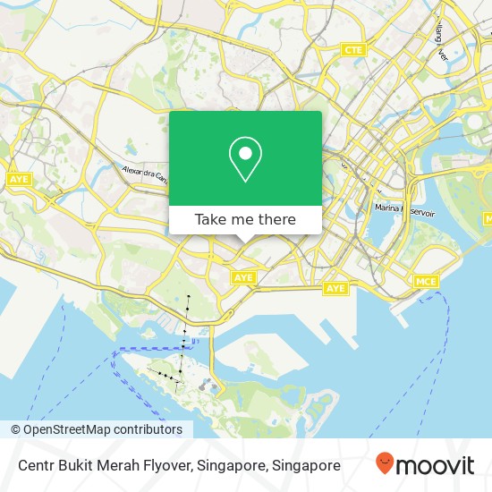 Centr Bukit Merah Flyover, Singapore map