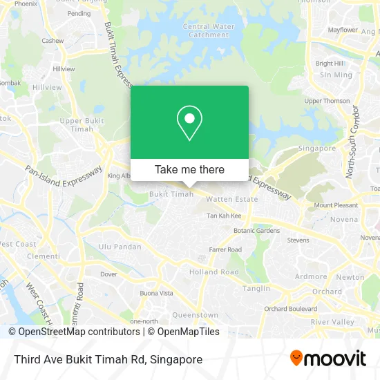 Third Ave Bukit Timah Rd map