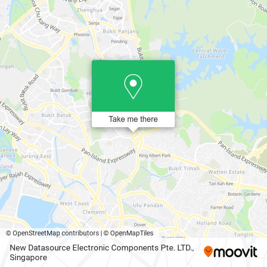 New Datasource Electronic Components Pte. LTD. map