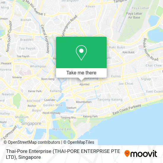 Thai-Pore Enterprise (THAI-PORE ENTERPRISE PTE LTD)地图
