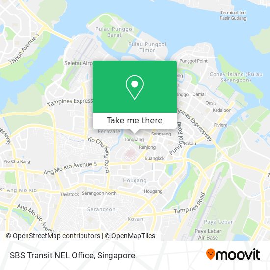 SBS Transit NEL Office map