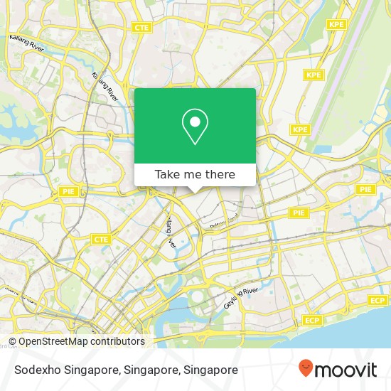 Sodexho Singapore, Singapore map