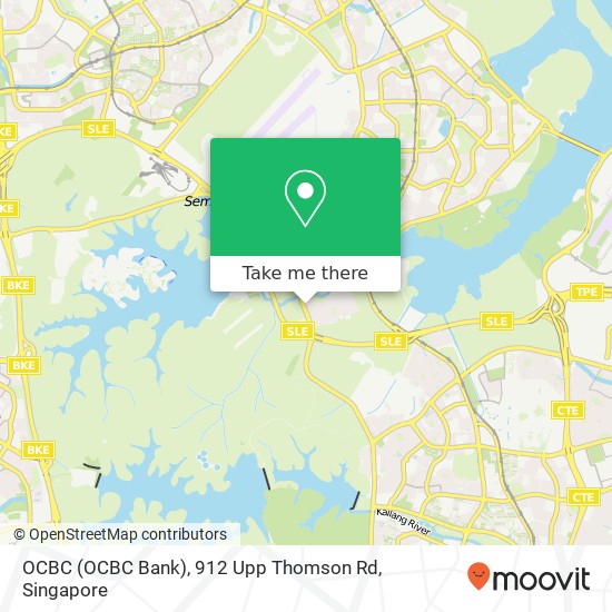 OCBC (OCBC Bank), 912 Upp Thomson Rd map