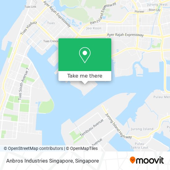 Anbros Industries Singapore map
