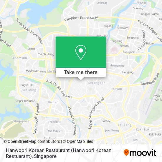 Hanwoori Korean Restaurant (Hanwoori Korean Restuarant)地图