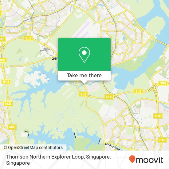 Thomson Northern Explorer Loop, Singapore地图