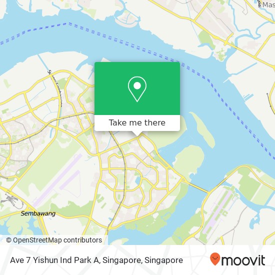 Ave 7 Yishun Ind Park A, Singapore map