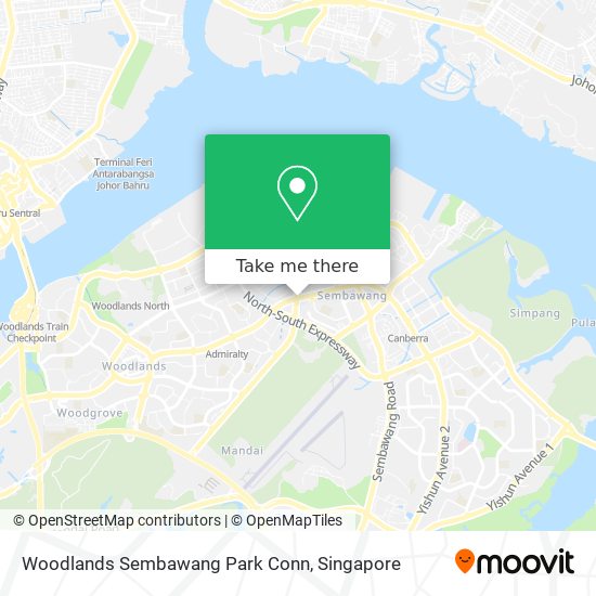 Woodlands Sembawang Park Conn map