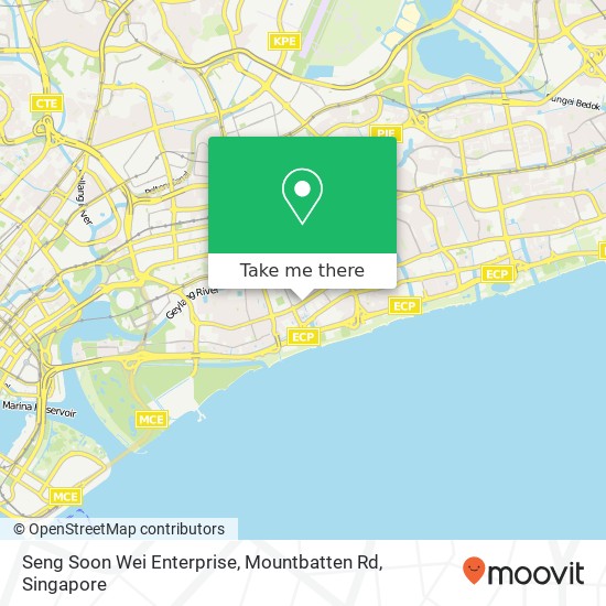 Seng Soon Wei Enterprise, Mountbatten Rd map