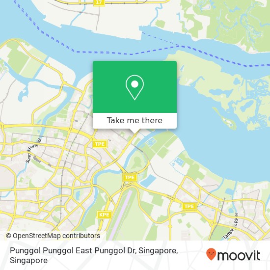 Punggol Punggol East Punggol Dr, Singapore地图