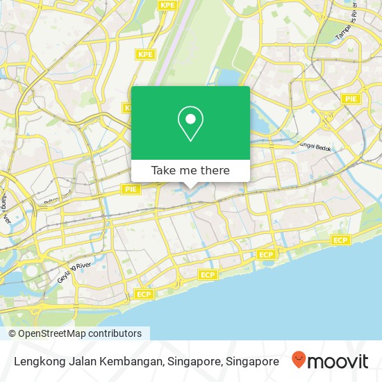 Lengkong Jalan Kembangan, Singapore map