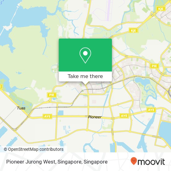 Pioneer Jurong West, Singapore地图