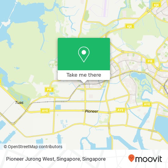 Pioneer Jurong West, Singapore地图