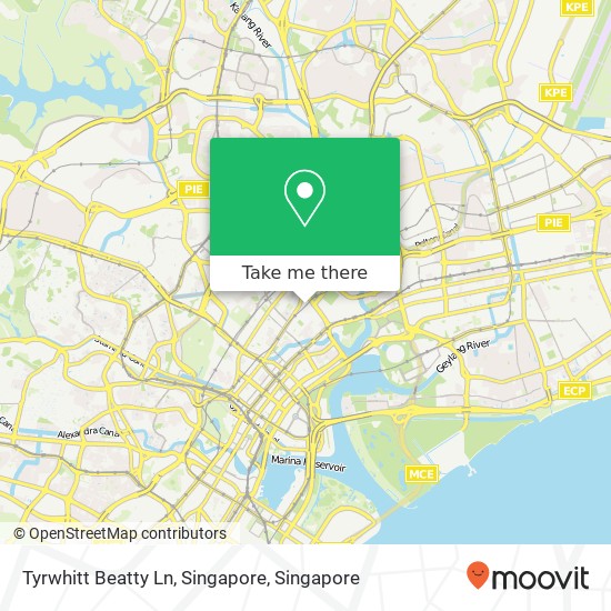 Tyrwhitt Beatty Ln, Singapore地图