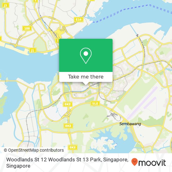 Woodlands St 12 Woodlands St 13 Park, Singapore地图