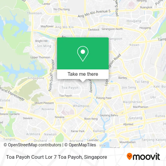 Toa Payoh Court Lor 7 Toa Payoh map