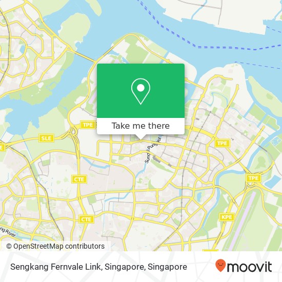 Sengkang Fernvale Link, Singapore map
