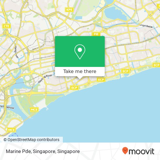 Marine Pde, Singapore地图