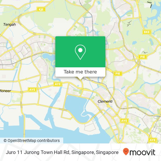 Juro 11 Jurong Town Hall Rd, Singapore map