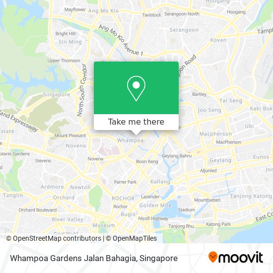 Whampoa Gardens Jalan Bahagia地图