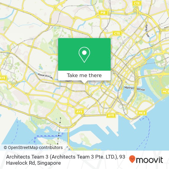 Architects Team 3 (Architects Team 3 Pte. LTD.), 93 Havelock Rd map