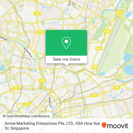 Amse Marketing Enterprises Pte. LTD., 45A How Sun Dr地图