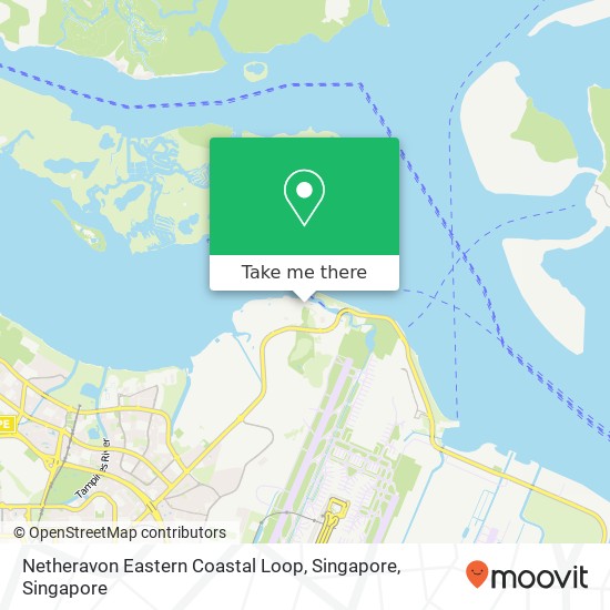 Netheravon Eastern Coastal Loop, Singapore map