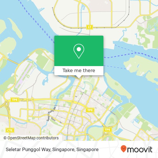 Seletar Punggol Way, Singapore map