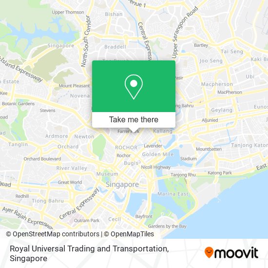 Royal Universal Trading and Transportation map