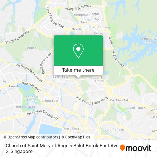 Church of Saint Mary of Angels Bukit Batok East Ave 2地图