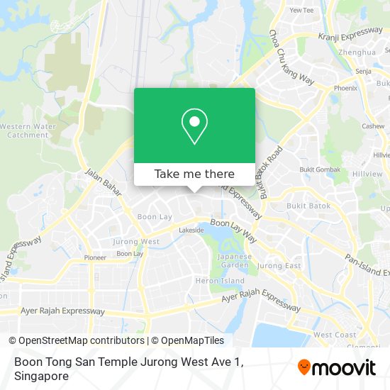 Boon Tong San Temple Jurong West Ave 1地图