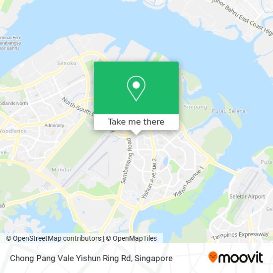 Chong Pang Vale Yishun Ring Rd map